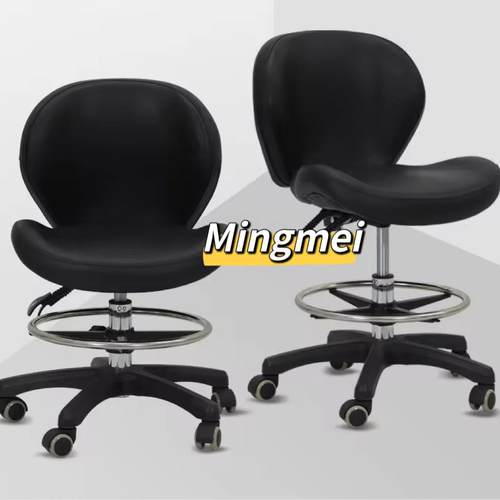 纹身椅大工凳工作凳美容店技师椅升降圆凳子旋转美甲靠背椅师傅凳