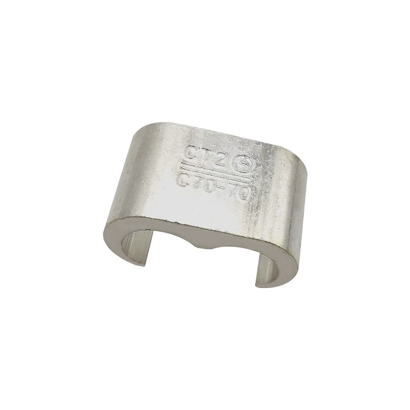 c型线钳25/35/50/70方形铁路c型线钳通过地线连接器压接片高铁卡