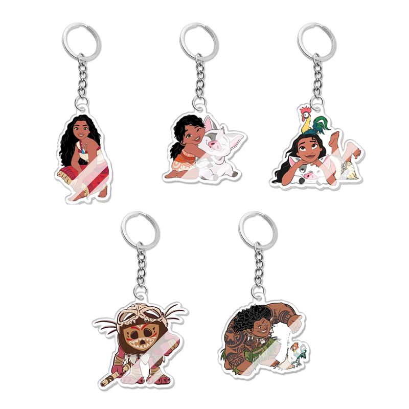 2025海洋奇缘2亚克力钥匙扣电影动漫周边莫阿娜公主包包挂饰moana