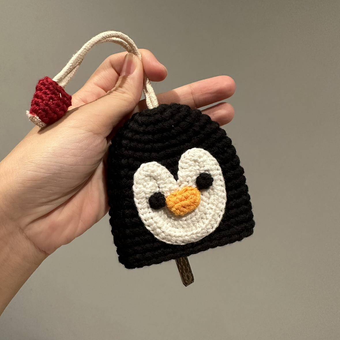 卡通手工编织可爱收纳钥匙包韩国男女毛线针织汽车钥匙套扣保护套