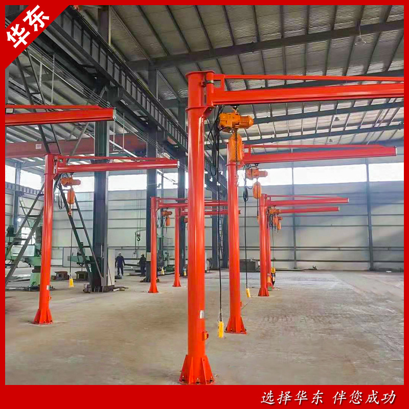 小型1吨2吨3t自动折臂式悬臂吊电动手动立柱式独臂吊悬臂式起重机
