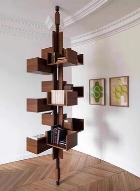 意大利设计师可旋转书架简约现代别墅豪宅Albero置物架陈列架花架