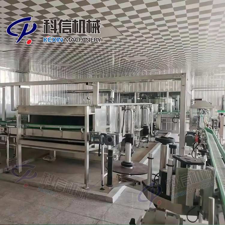 全自动核桃露饮料生产设备 易拉罐装核桃露饮料灌装机械设备