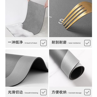 全自动洗衣机防尘盖垫防水防晒冰箱盖布免洗床头柜台面垫子 滚筒式