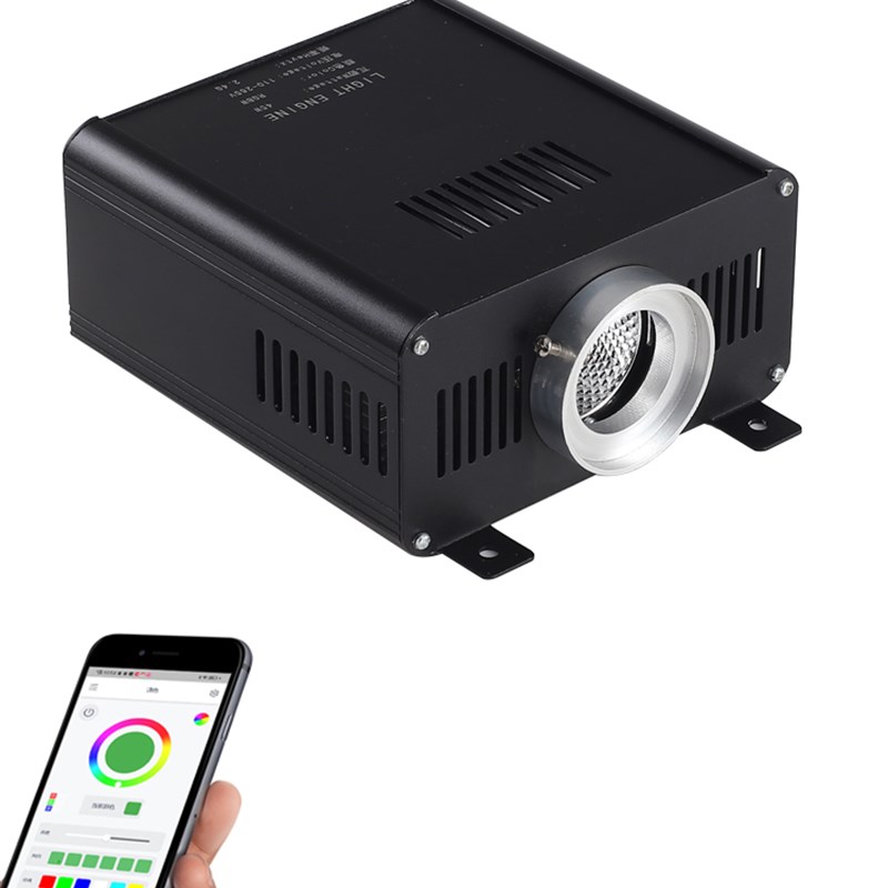 LED光纤机16W45W75W90W120W双头APP带遥控满天星星空顶七彩光源器