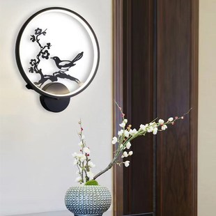 古风禅意壁灯中式客厅电视背景墙别墅室内楼梯专用民宿卧室床头灯