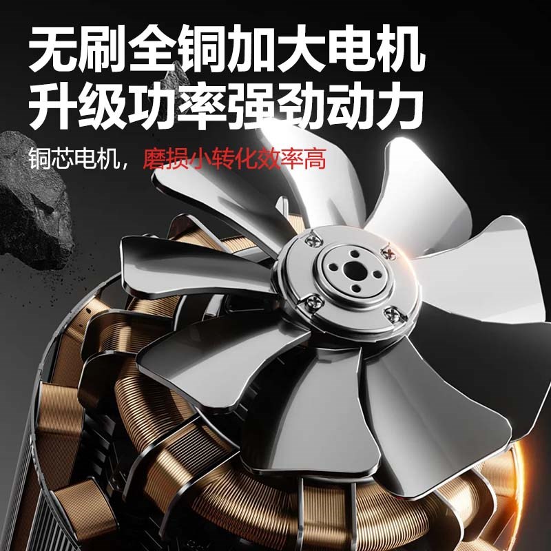 充电式电锯家用小型手持大功率锂电池大容量电链剧锯树神器伐木据