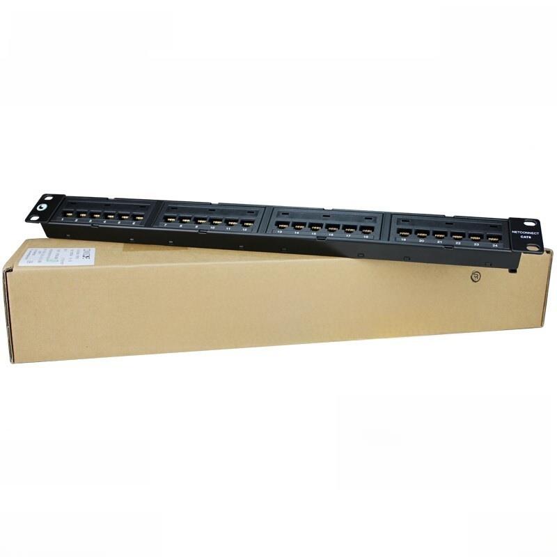 正品AMP康普六类24口非屏蔽网络配线架NPP-6-DM-1U-24/760237024