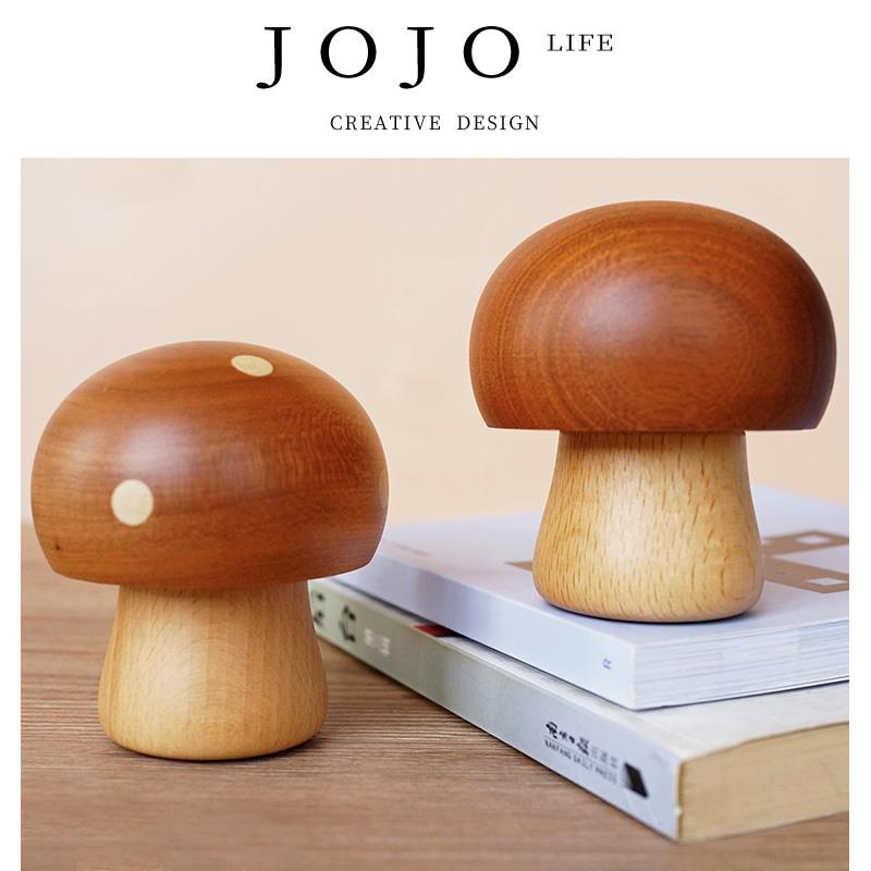 JOJO'S L. PD.Flaps.木质八音盒摆件可旋转蘑菇音乐盒玩具 |