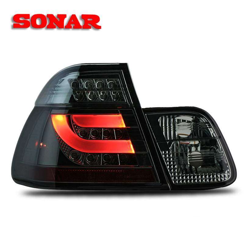 适用于秀山宝马三系01-04E46四门LED改装后尾灯刹车灯转向灯总成