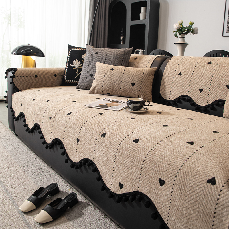 法式复古异形沙发垫防滑防猫抓