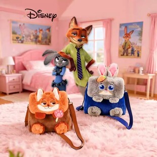 迪士尼朱迪尼克幼儿园儿童斜挎包包女可爱精致2026新款男童双肩包