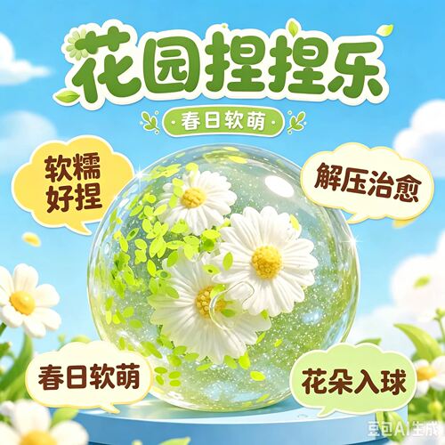 【捏捏乐】花园手作球捏捏乐