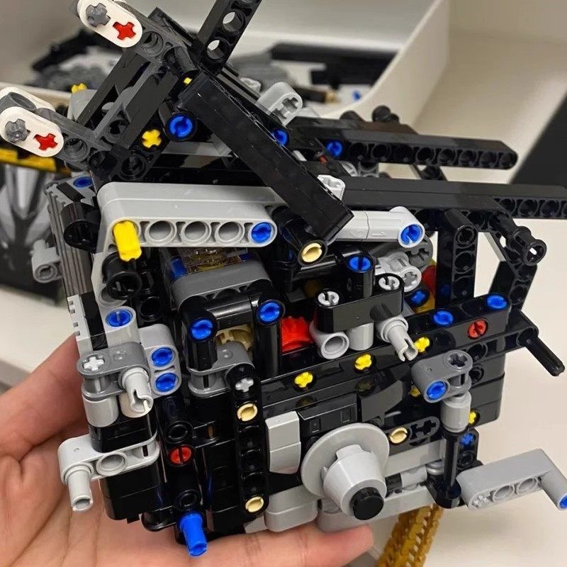 宝马摩托车M1000RR积木跑车模型高难度大型男孩拼装玩具生日礼物