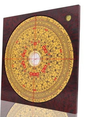 新款精品崇道堂6寸8寸9寸21层三合盘大字体高精度罗盘罗经仪