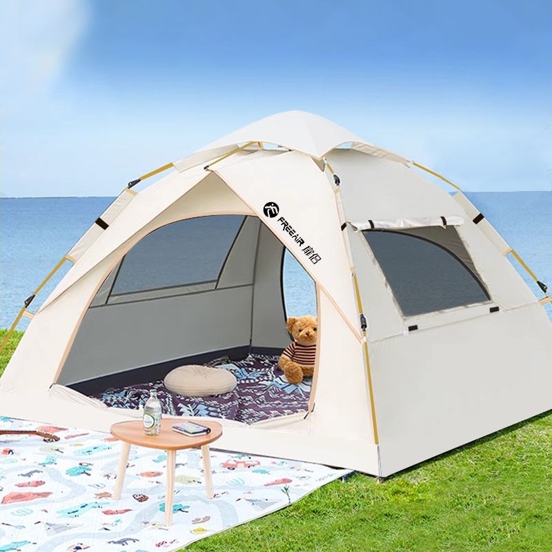 帐篷户外便携式折叠露营装备全套野营过夜自动速开防雨耐用