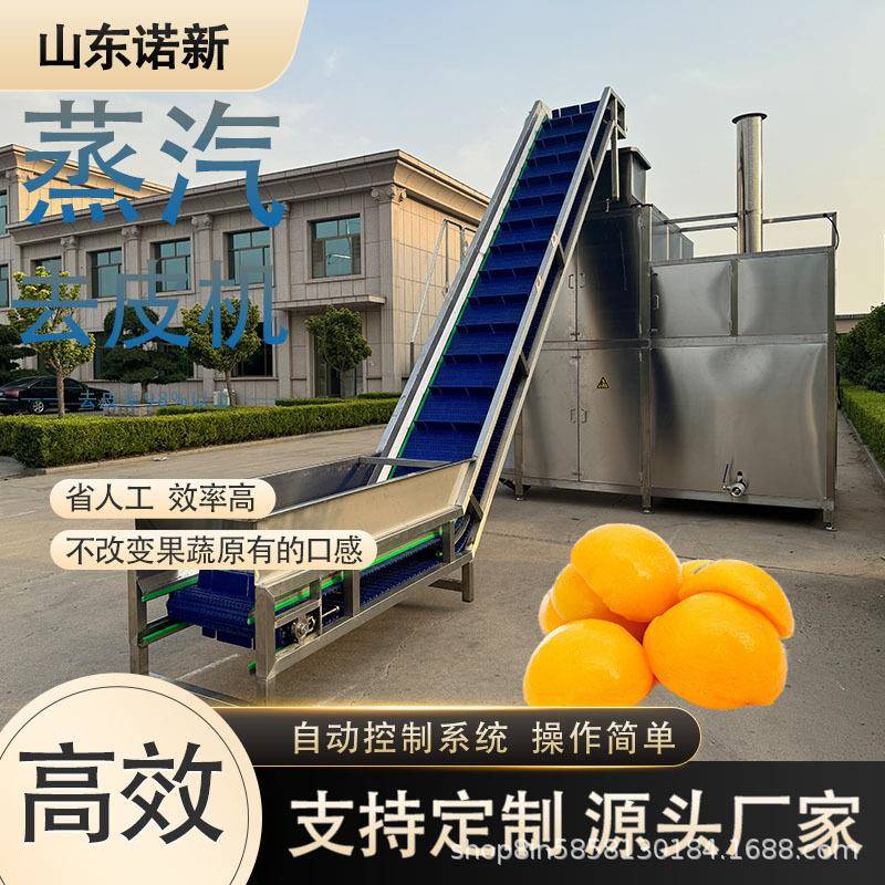 诺新根茎类果蔬土豆爆皮设备红薯纯物理脱皮机胡萝卜削皮机