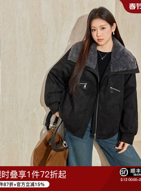 蓝语大码黑色毛领派克羽绒服女冬季新款胖mm加厚保暖90白鸭绒外套