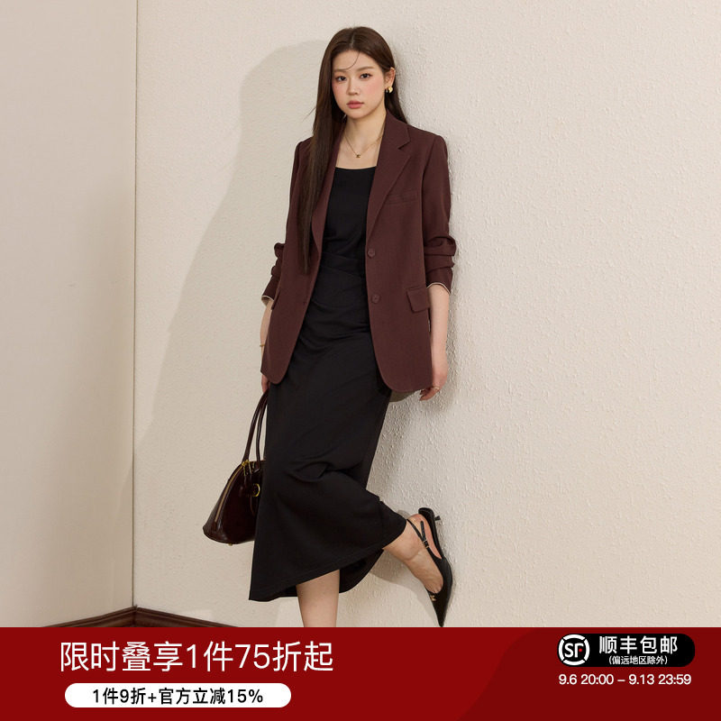 蓝语大码女装气质优雅风套装图片