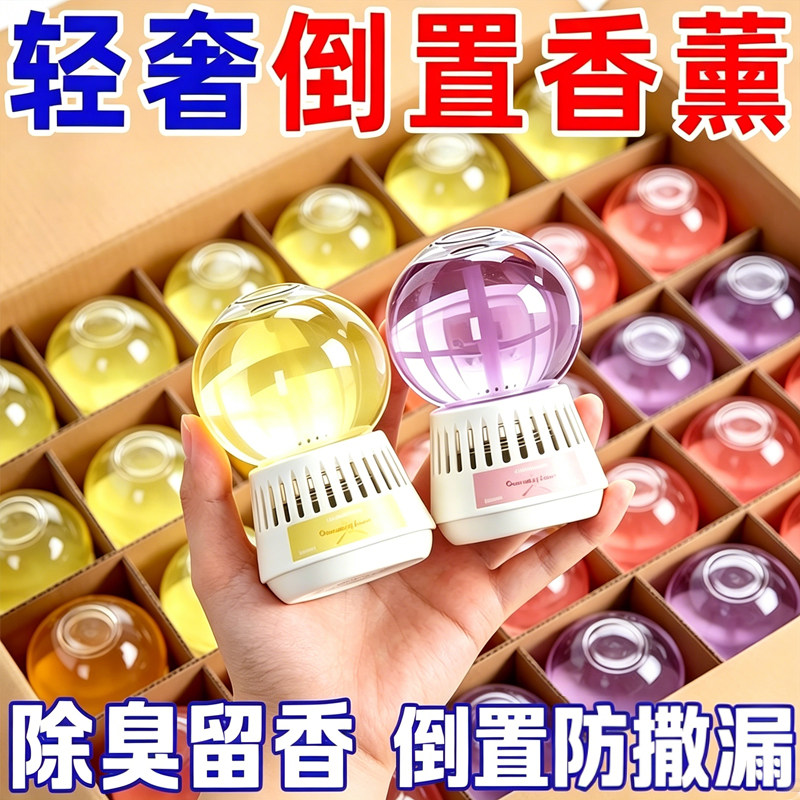 倒立香薰水晶球卫生间除异味
