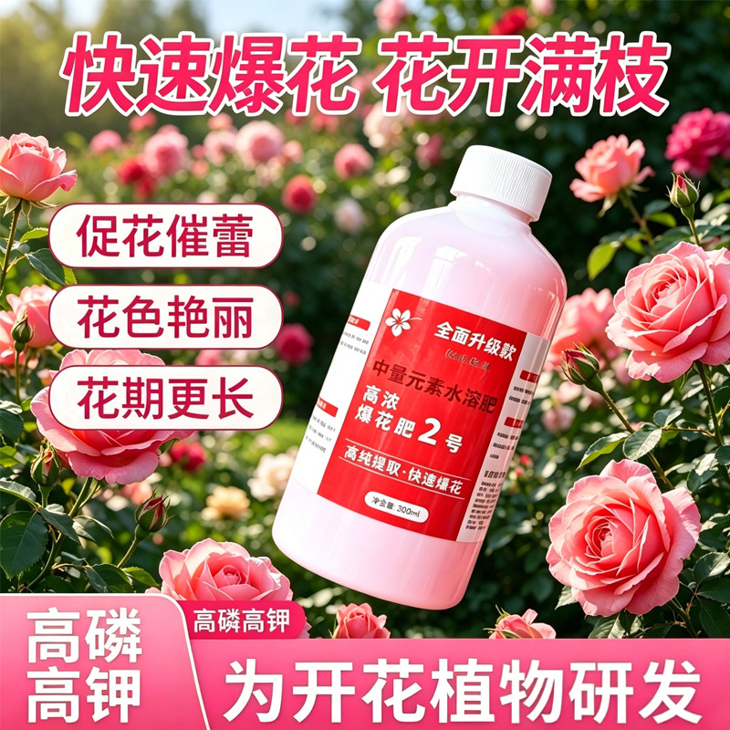 植物通用高浓爆花肥2号促花速效