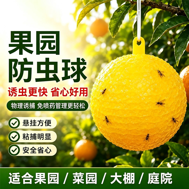 果园实蝇诱捕粘蝇球新潮