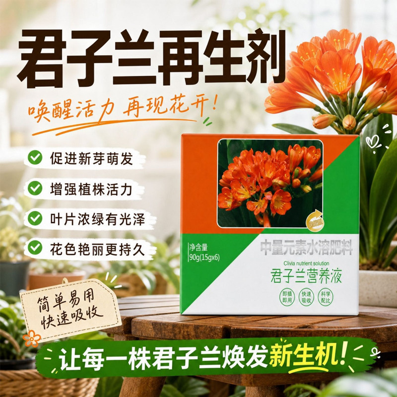 君子兰再生剂免稀释促开花箭