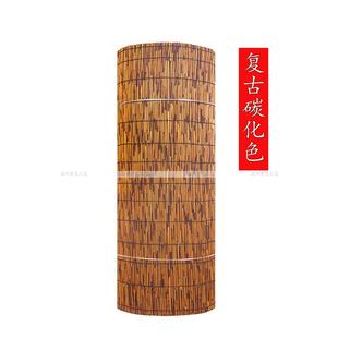 饰遮阳遮光竹帘门帘草帘子复古窗帘卷帘吊诉言 大卷芦苇帘子墙面装