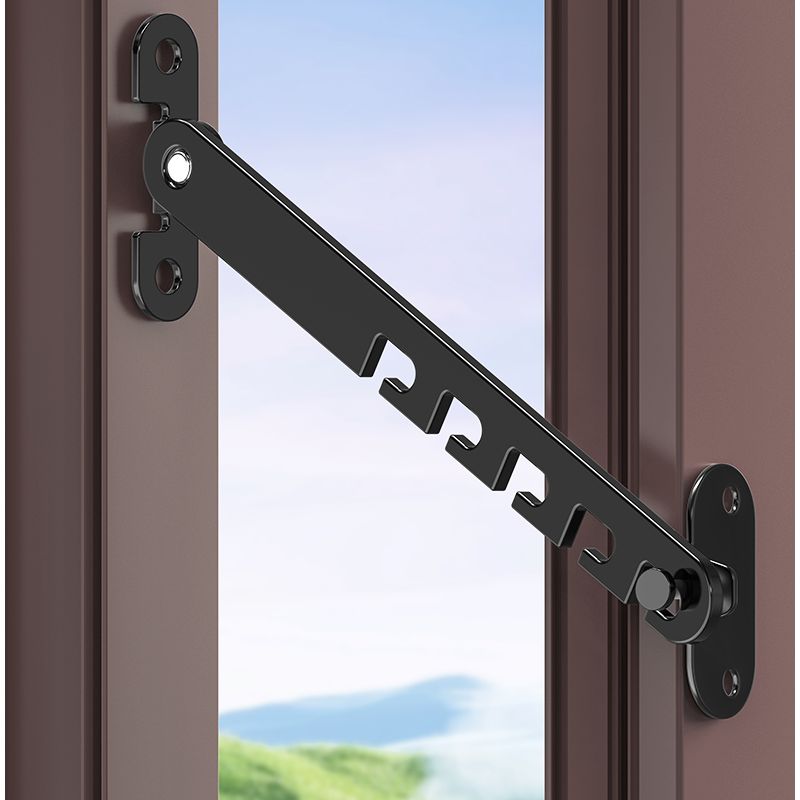 风撑窗户限位器儿童安全内开窗外开平开防风固定器卡位挂钩免打孔