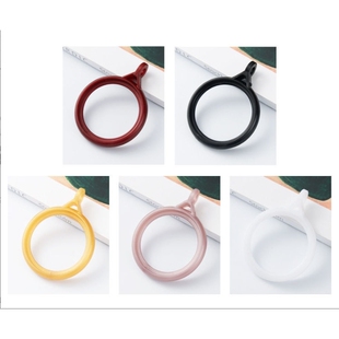 窗帘挂环罗马杆窗帘配件圆圈加厚静音环卧室通用窗帘配件纳米扣环