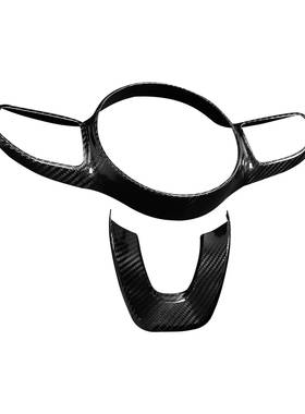 适用W118奔驰2020款CLA260/A180/A201L碳纤维改装方向盘装饰2件套