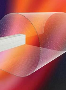 定制LEDP10柔性晶膜屏玻璃栈道透明屏室内全息蜂窝屏大屏幕