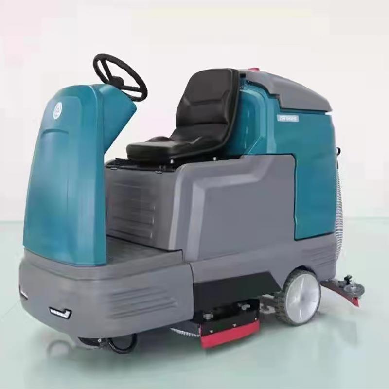 绿地驾驶式洗地机商场超市路面洗地车物环卫清扫车间打扫吸拖一体