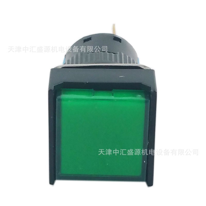 APT/上海二工 LA39-E11F/G 方形绿色按钮开关 1开1闭 16mm