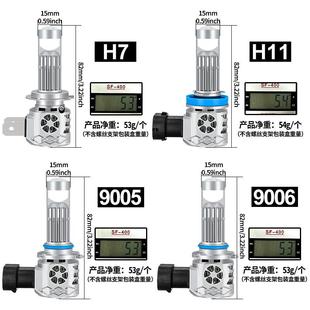 跨境直批迷你款 H7H11耐高温带透镜超亮车灯大功率前照灯 直插式