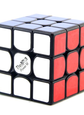 奇艺魔方格valk3 powerM 磁力版三阶魔方黑色 专业比赛主力3阶