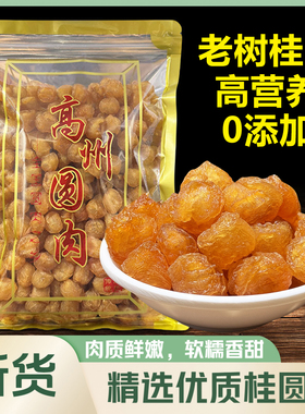 新货高州桂圆肉9a无核无添加老树大果龙眼肉干500g泡水煲汤桂圆干