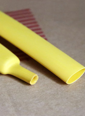 三倍收缩30mm黄色双壁热缩管厚壁带胶环保绝缘密封防水电线修复