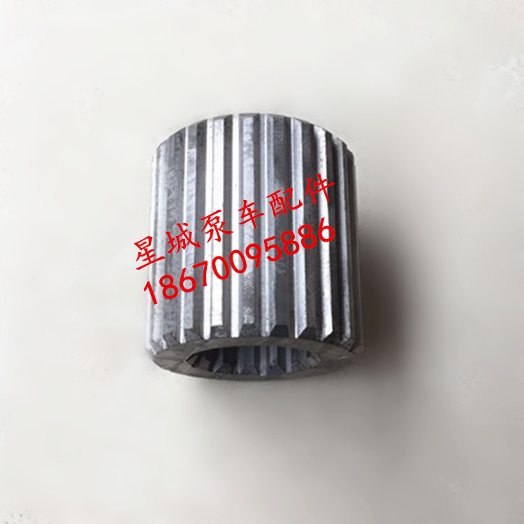 内14外24齿花键套032 034 055臂架泵与分动箱三轴连接套三一中联