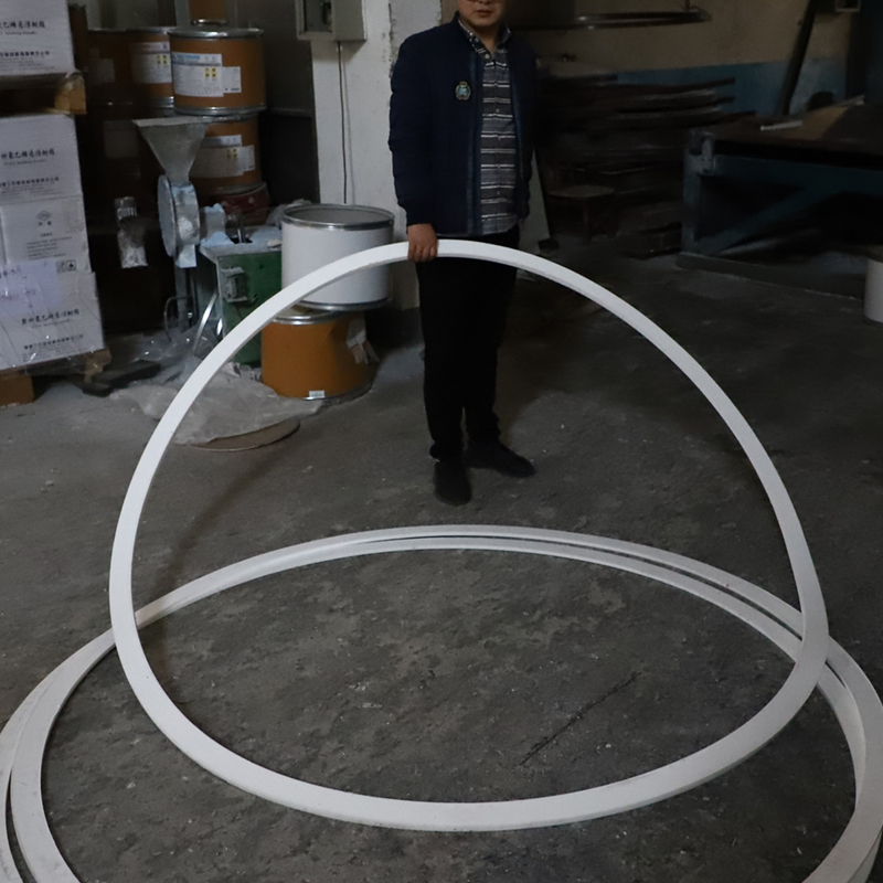 新四氟垫片定制加工大型聚四氟乙烯焊接法兰铁氟龙塑料PTFE密封圈