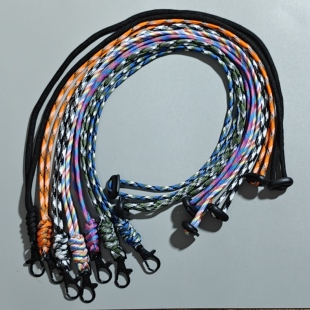 证件套挂绳挂脖绳可调节钥匙扣挂绳户外手工编织挂绳挂扣防丢挂绳