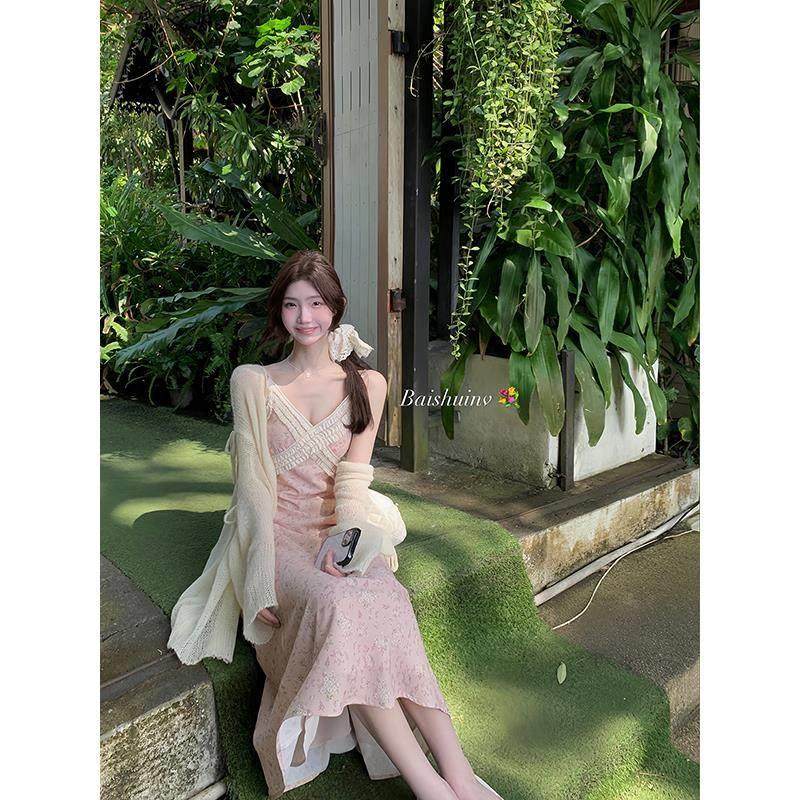 白水女 香香蝴蝶衫 杏色露肩针织衫女春季宽松软糯纯欲长袖上衣,个性定制/设计服务/DIY,裤装定制,淘宝优惠券,粉丝福利购,淘宝优惠卷