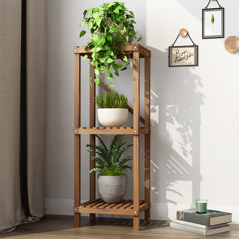 绿萝花架置物架家用植物架子单个室内放花盆的花架子绿箩花架子