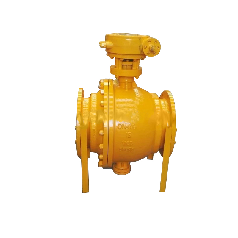 Q341F-16C铸钢涡轮法兰球阀高温压碳钢天然气蒸汽切断阀门DN50 65