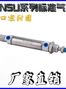 鼎力气动 DSNU不锈钢迷你缸  ISO6432气缸 6432不锈钢迷你缸