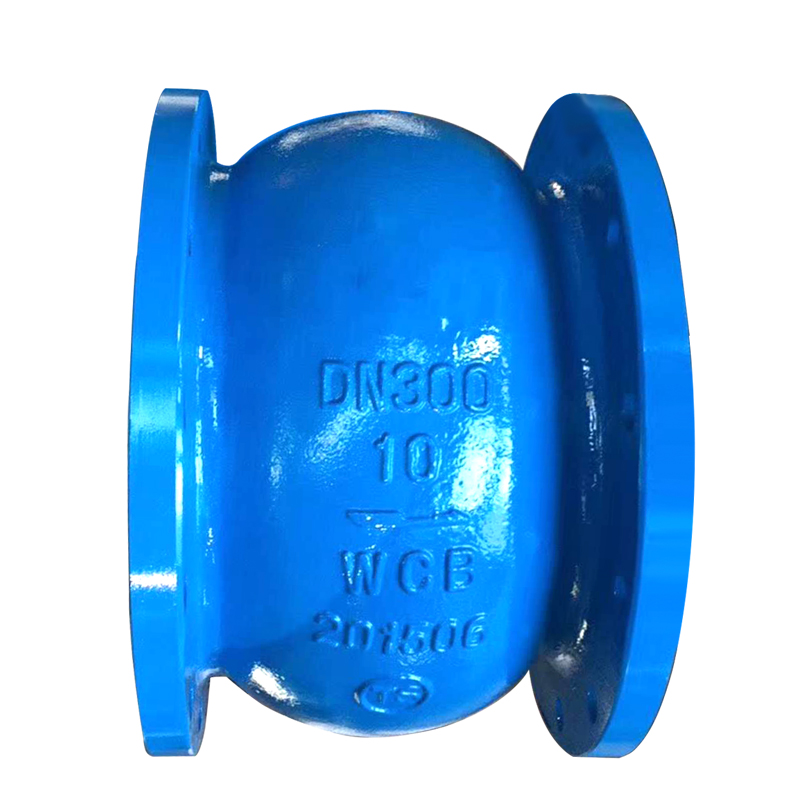 铸钢静音法兰止回阀HC42X-16C弹簧管道消音单向阀逆止阀门DN40 80