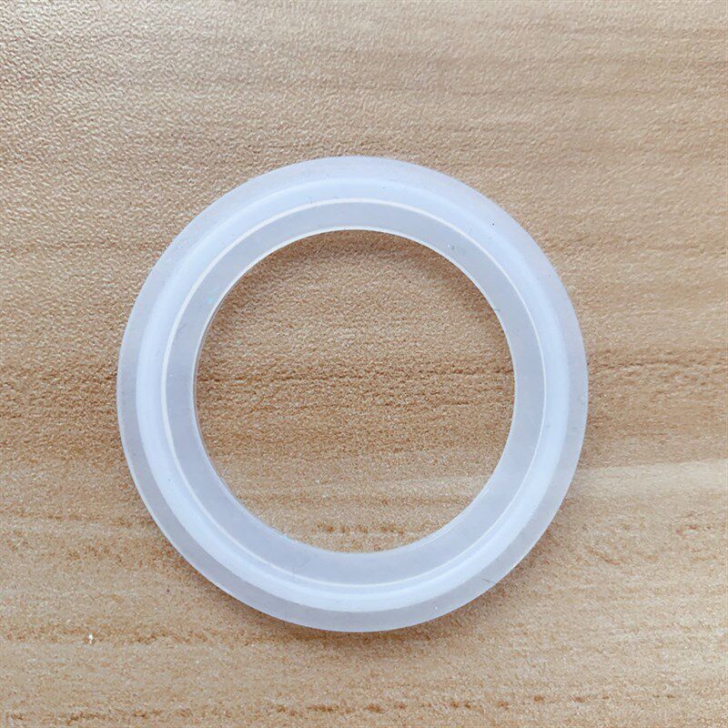 不锈钢矽胶快装垫片卫生级圆形密封垫圈夹头快接垫片卡箍快装垫