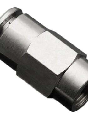 全金属内螺纹直通铜气动气管PU尼龙亚大接头PCF8-02 6-01 10-04