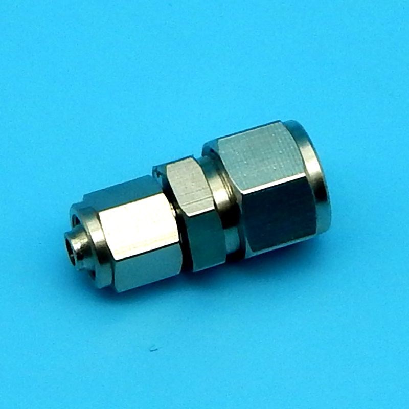 铜镀镍快插PU气管直通变径快拧锁母式接头KPG16-12KPG12-10-8-6-4