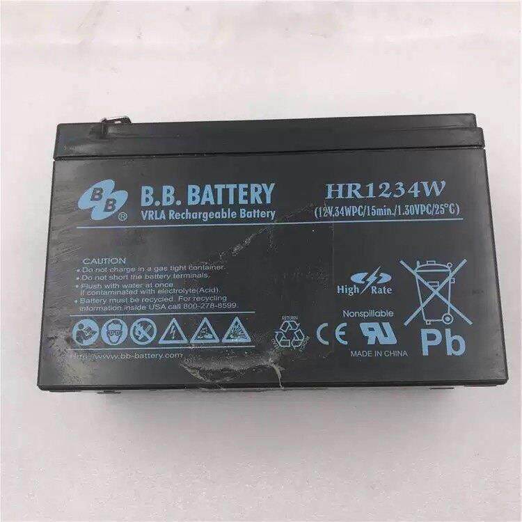 BB 美美铅酸免维护蓄电池 HR1234W 12V9AHUPS电源消防门禁用电池